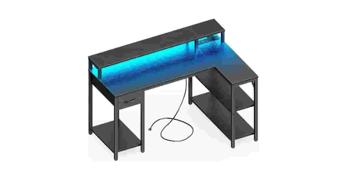 Qual é a Melhor Mesa de Computador com LED? 10 Opções Funcionais