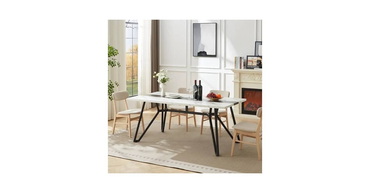 Qual é a Melhor Mesa de Jantar Retangular Para 8 Pessoas? 10 Opções