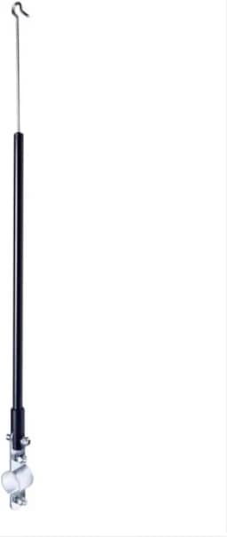 Antena Para Moto Corta Pipa 2 Estágios Para Retrátil Aço Inoxidável Alta Resistência Segurança Contra Linhas Cortantes Universal Motociclista Acessório Protetor