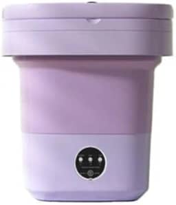 Mini Lavadora de Roupas Dobrável Portátil 10L – 36W, Automática, Baixo Consumo de Água e Energia – Ideal para Viagens, Apartamentos e Camping (Aleatório)