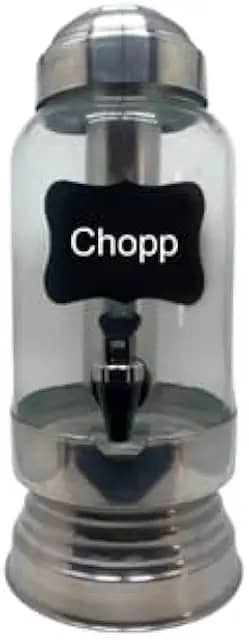 Suqueira, Refresqueira, Chopeira de Alumínio, 2,7 Litros, com Porta Gelo