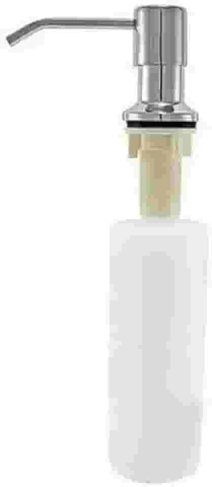 Dispenser De Embutir Porta Detergente Sabonete Liquido Dosador Pia Sabão Bancada Cuba Aço Inox 304 Cor Prata - Brinovar