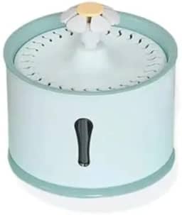 Bebedouro Fonte de Água para Pets Automático, Dispensador Silencioso com Filtro, LED Indicador, Design Moderno em Branco, Ideal para Gatos