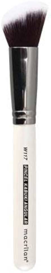 Pincel profissional kabuki angular - Linha W - W117, Macrilan