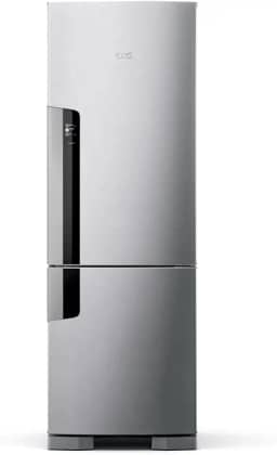 Geladeira Consul Frost Free Duplex 397 litros Evox com freezer embaixo - CRE44BK 220V