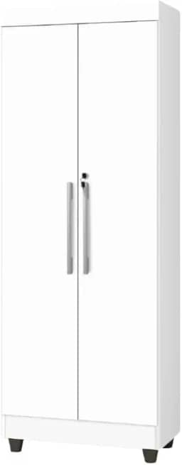 Armário Multiuso 2 Portas com Chave Texas Branco