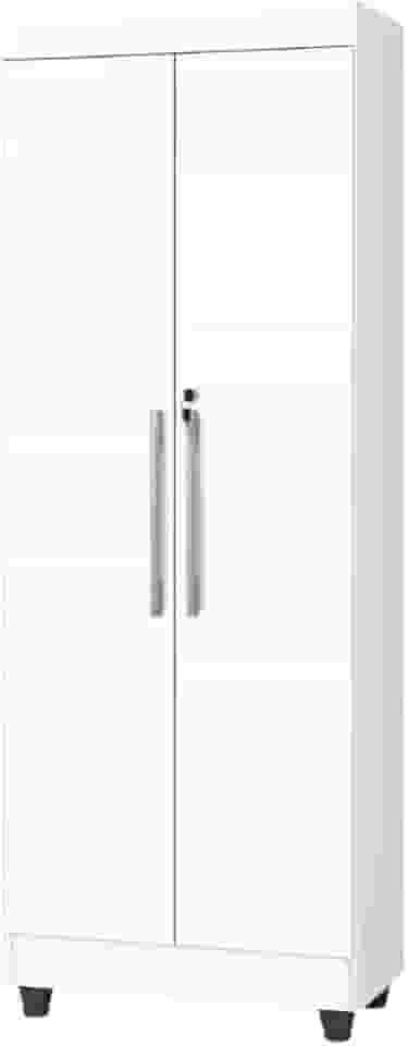 Armário Multiuso 2 Portas com Chave Texas Branco