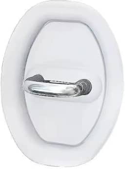 Kit 4 Pcs Amortecedor Fechadura Borracha Protetor Porta Do Carro Batente Anti Impacto Colisão Veicular Universal(Branco)