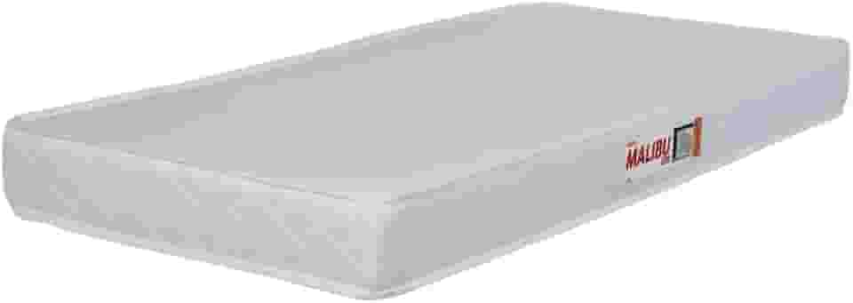 Colchão Solteiro Espuma D20 Malibu 78x188x12cm Branco Hellen