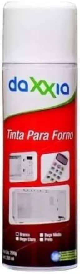 Tinta Spray Alta Temperatura Branca Microondas dAXXIA