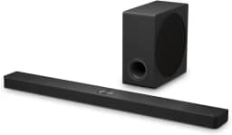 Soundbar LG Dolby Atmos, 570W RMS, 5.1.3 Canais, DTS:X, AI Room Calibration Pro, AI Sound Pro, Sem fios, WOW Orchestra, Conexões Múltiplas - S90TY