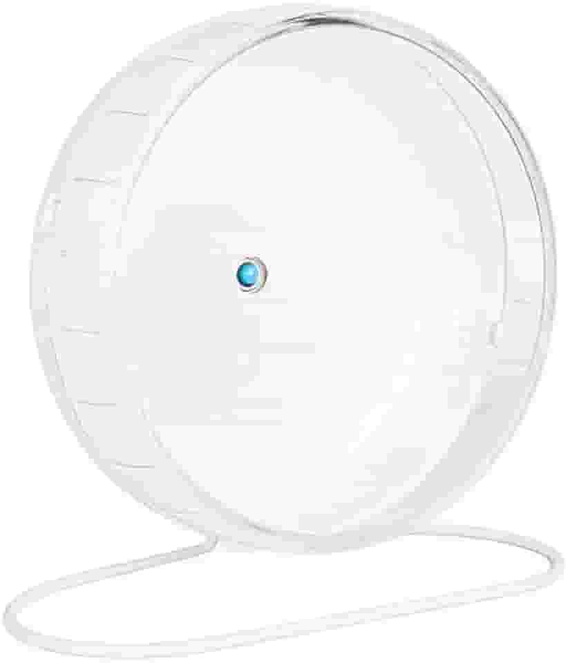 Rodinha Acrílica para Hamster com Suporte Jel Plast Branco