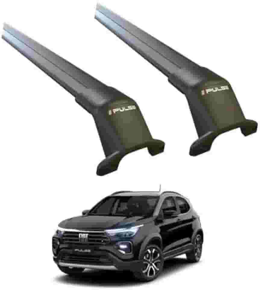 Rack Travessa de Teto Bagageiro Pulse 2021 2022 2023 2024 Fixação Original Preto