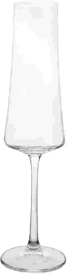 Jogo de 6 tacas para champanhe Xtra em cristal ecologico 210ml A26,5cm