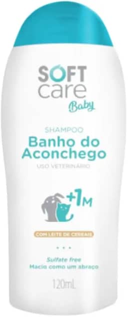 Shampoo Soft Care Baby Banho do Aconchego para Cães e Gatos Filhotes - 120ml