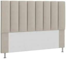 CABECEIRA QUEEN ESTOFADA CARLA 160 CM BEGE