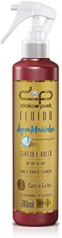 Fluído Desembaraçador Dolce Pet Água Marinha Cereja e Avelã para Cães e Gatos - 300 ml