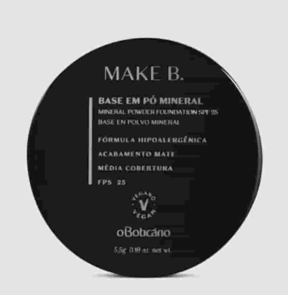 O Boticário - Base em Pó Mineral Cor 20 Make B. 5,5g