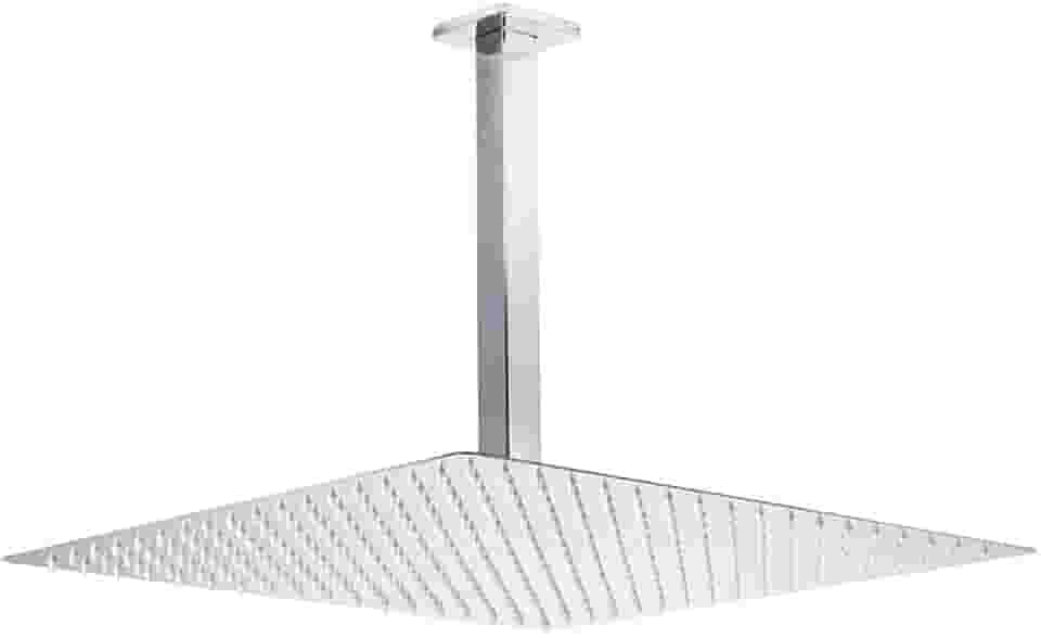 Pingoo.casa, Ducha Chuveiro de Teto Quadrado Aço Inox 30 40cm Mundaú - Prata
