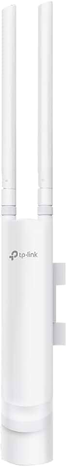 TP-LINK N300 Ponto de acesso externo sem fio 11n 2,4 G, IP65 à prova d 'água, ideal para jardim sem fio, com injetor PoE passivo, instalação flexível, software de controle EAP