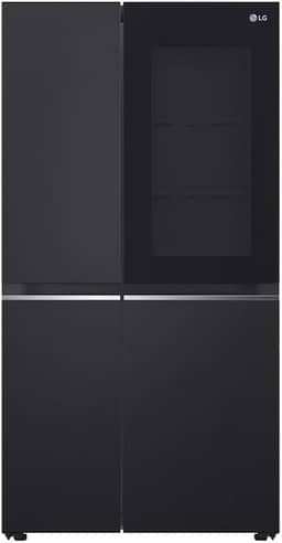 Geladeira/Refrigerador 2 Portas LG 647 Litros GC-V257SQV2 - A+++, Side By Side, Preto, Inox, 220V