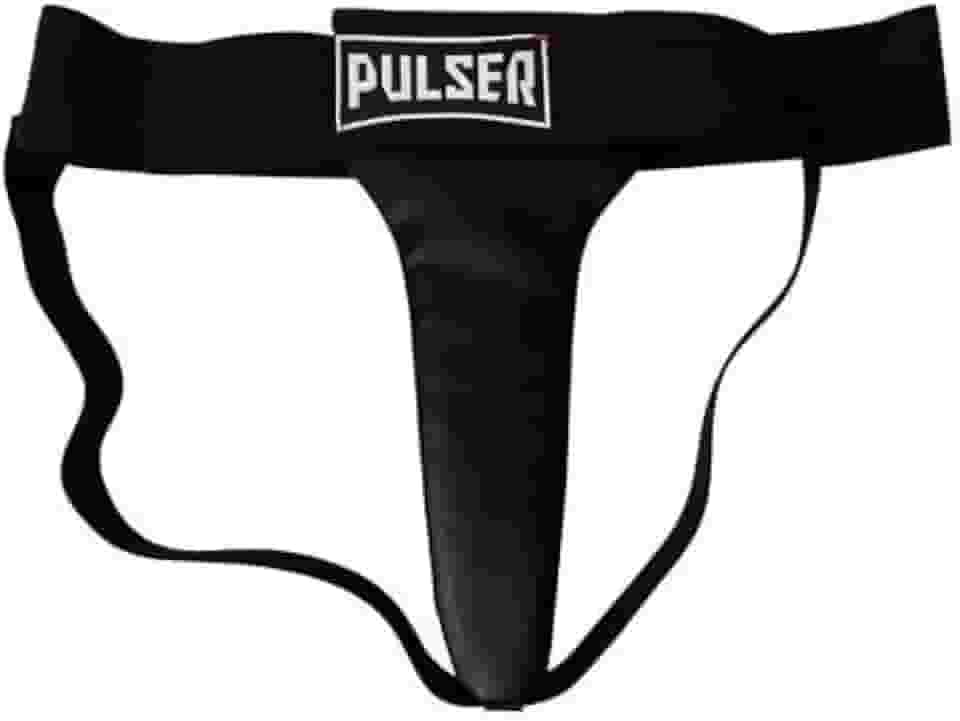 Coquilha PU Protetor Genital Boxe Muay Thai Kickboxing Pulser