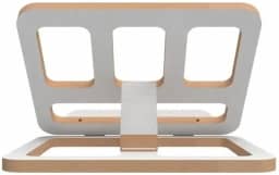 Suporte Notebook Livro Tablet Apostila Apoio Leitura Branco suporte para livros Apoio de Leitura Ajustável - Alívio para Pescoço e Costas no Home Office e Estudo