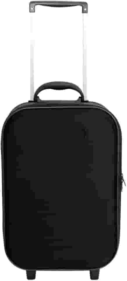 Mala de Viagem de Bordo 10kg Com Rodinhas Medidas Anac (Preto)