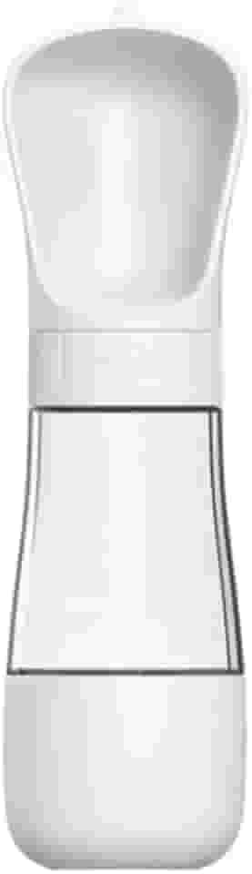 Garrafa Pet Bebedouro Portátil 2 em 1 Água e Ração Para Passeio Viagem Cães Gatos Coelho Animais Anti Vazamento Com Trava de Segurança (Branco)