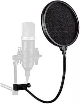 Filtro Anti Ruido Espuma Puff Pop Filter para Microfone MS15