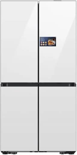 Geladeira Samsung French Door Family Hub com AI Home Bespoke RM90F Clean White 543L - 220V