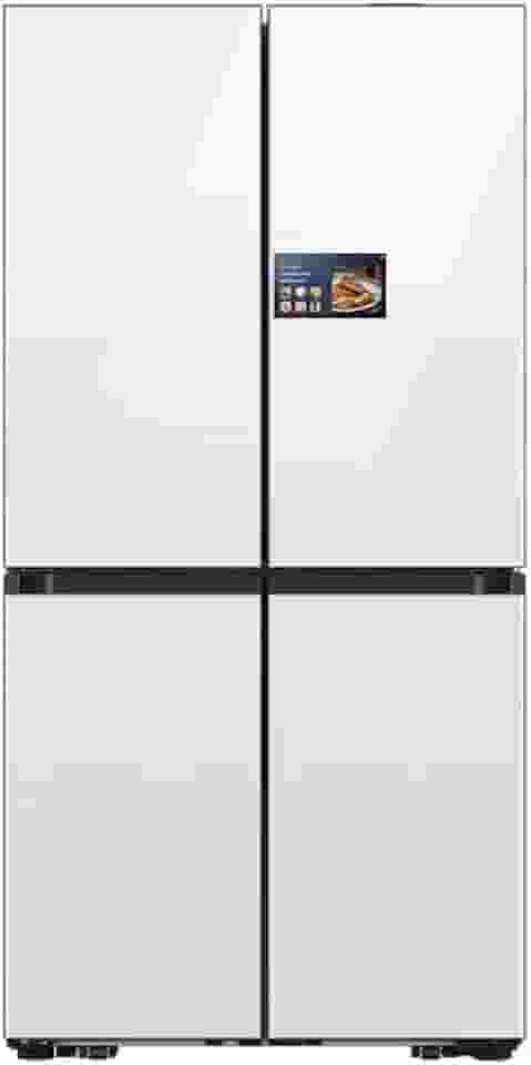 Geladeira Samsung French Door Family Hub com AI Home Bespoke RM90F Clean White 543L - 220V