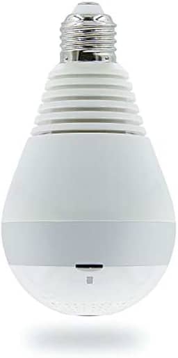 Camera Ip Seguraca Lampada Panoramica Espia Wifi V380 Nf