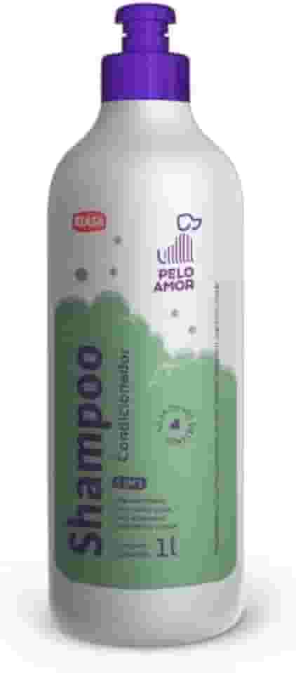 Ibasa Shampoo Condicionador Pelo Amor para Cães e Gatos 1 Litro