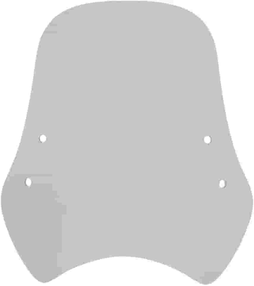 Acrílico Bolha Para-brisa Universal 30x30 Sem Ferragem Para Moto CRISTAL