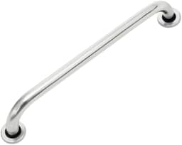 Barra de Apoio 20cm Alumínio Corrimão Alça Suporte Banheiro Segurança Proteção Idoso Deficiente