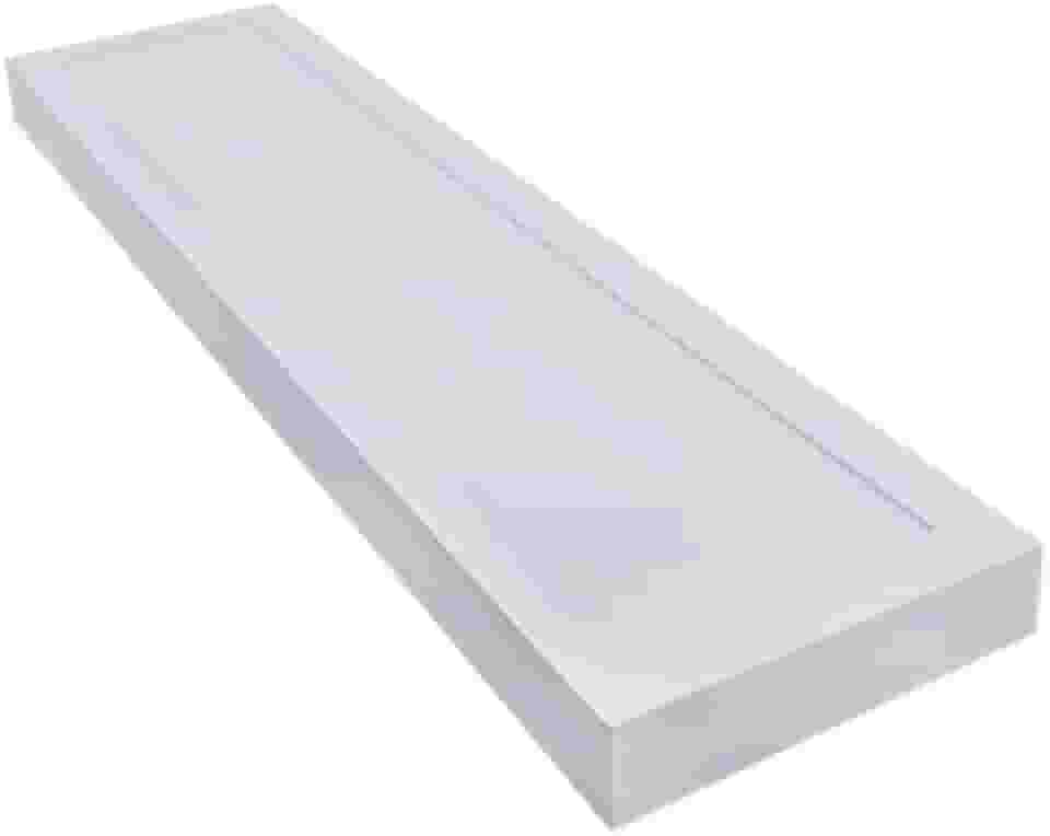 Painel Plafon Luminaria LED Sobrepor 25W - Retangular 60x15cm, Branco Frio (6500K), Bivolt