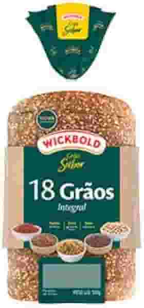 PAO FORMA WICKBOLD GRAO SABOR INTG 18 GRAOS 500G