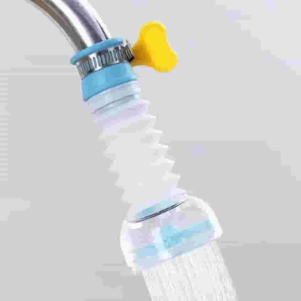 Bico Arejador Flexível para Torneira, 360 Graus Rotativo, Extensível, Ajustável, 6,8 cm