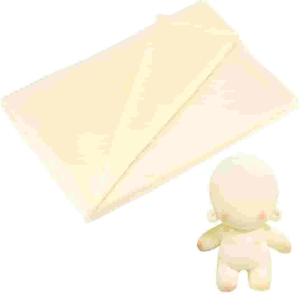 PH PandaHall Boneca de pano, cor da pele, 140 x 99 cm, tecido para fabricação de bonecas, boneca Waldorf, feita à mão, para costura, material, vestuário, bolsas, fantoches, crochê