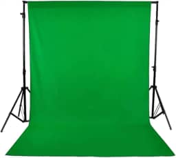 Fundo Fotográfico Infinito 3,00x1,85 Verde Chroma Key Tecido - Antirreflexo e Enrugamento para Fotos de Produtos(Verde)