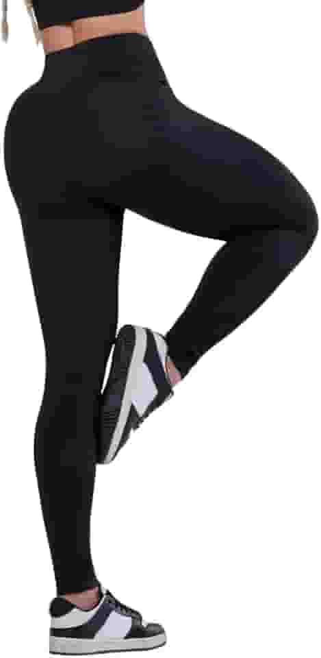 Calça Legging Feminina AQN SPORT Cintura Alta Fitness Grace Preta Zero Transparência para Academia Treino Caminhada