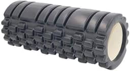 Rolo Massagem Liberação Miofascial Foam Roller Soltura Yoga Pilates - Preto