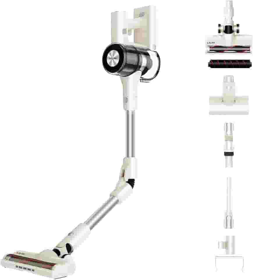 LILIN i7 Aspirador Portátil sem fios Multifunções, Aspirador de pó Vertical leve 55 Minutos 30kPa Sucção Potente, 5 Modos Operação, Tapete, Cama, Sofá, Carro & Pelos de Pet, Do Brasil, Bivolt