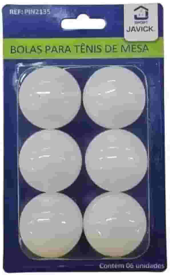 Kit Bolinha Tênis De Mesa/Ping-pong 40mm Com 6 Peças