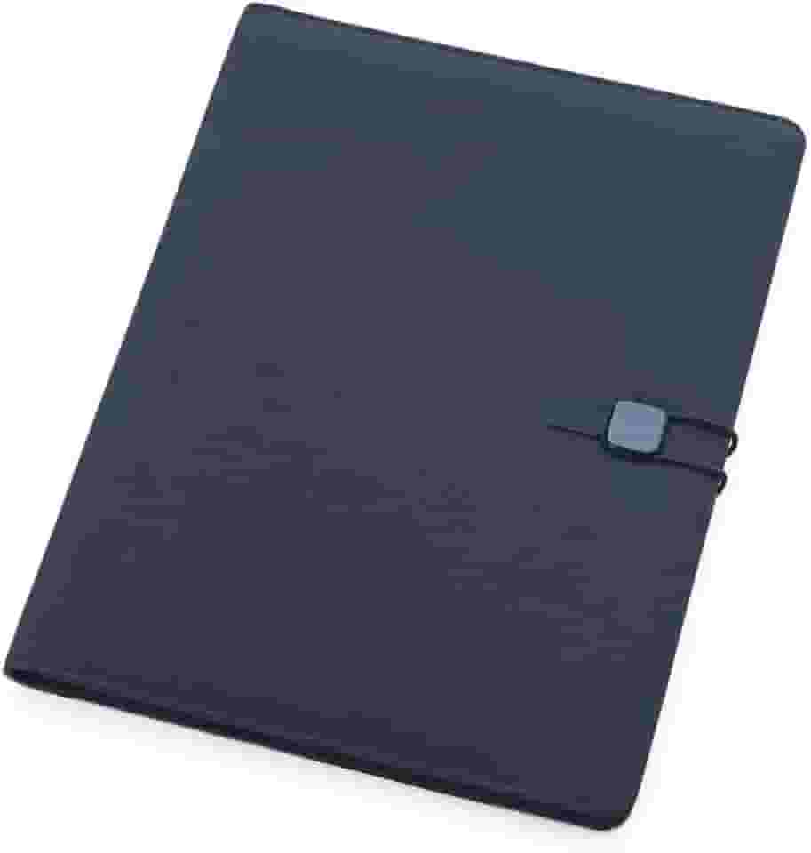 Pasta Executiva com Capa Almofadada Porta Documentos e Cartões (Azul)