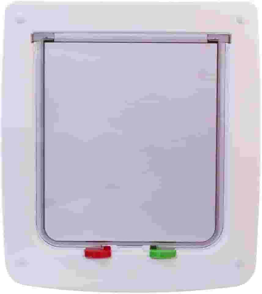 Petlon Porta Portinha Pet Gato Ou Cão Branca tam G 27,5cm x 24,5cm