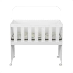 Mini Berço Chiquirinho Escrivaninha 5 em 1 RP online com Colchão (Branco)