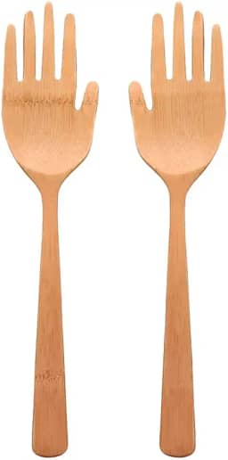 Oikos - Pegador de Salada de Bambu Mãozinhas