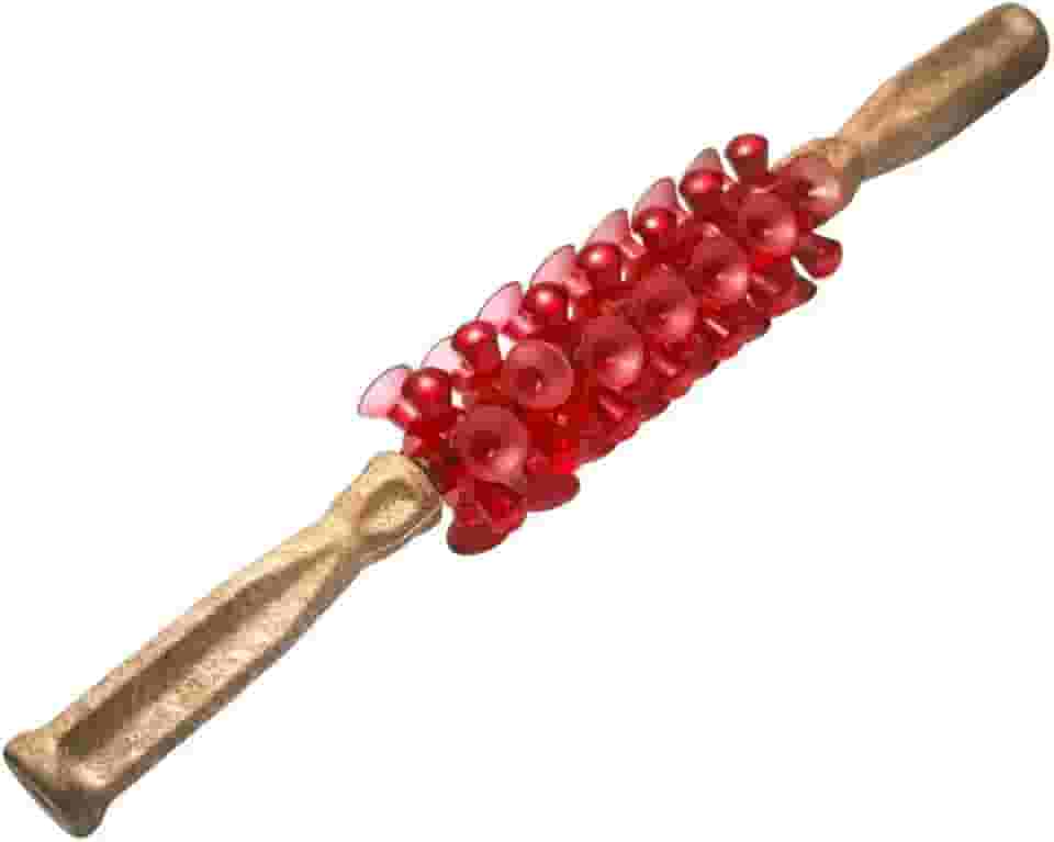 Rolo Massagem Modeladora Turbinada Bastão Massageador Corporal Liberação Miofascial - Cores Variadas
